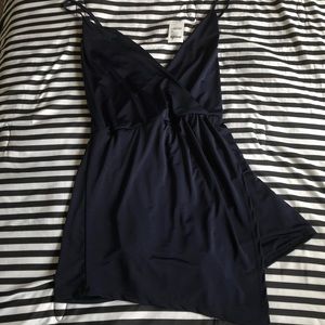 NWT Navy Blue Charlotte Russe romper-never worn